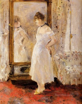 Berthe Morisot Painting - The Cheval Glass Berthe Morisot